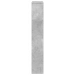 vidaXL Bibliothèque gris béton 60x20x120 cm bois d'ingénierie