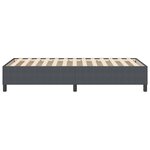 vidaXL Cadre de lit plateforme Gris foncé 90 x 200 cm