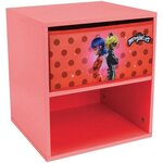 miraculous ladybug chevet avec tiroir 36 x 33 x p. 30 cm