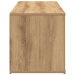 vidaXL Meuble TV chêne artisanal 120x34x37 cm bois d'ingénierie