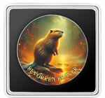 Pièce de monnaie en Argent 1 Dollar g 31.1 (1 oz) Millésime 2026 Forest Totems III BEVORREN BEAVER