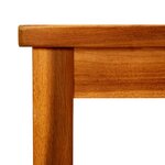 vidaXL Table basse de jardin 45x45x36 cm Bois solide d'acacia
