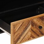 vidaXL Armoires de rangement avec tiroir Marron 80 x 33 5 x 46 cm