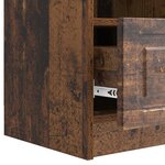 vidaXL Meuble TV Bois ancien 102 x 34 5 x 47 cm Bois d'ingénierie