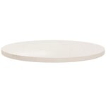 vidaXL Dessus de table Blanc Ø60x2 5 cm Bois de pin massif