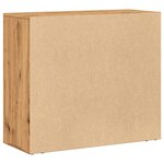 vidaXL Buffet chêne artisanal 80x33x70 cm bois d'ingénierie