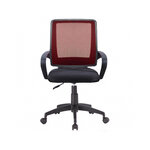Q-connect chaise bureau rotative - Nylon maille - Max. supporte 120kg - Rouge