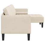 vidaXL Ensemble de Canapés Lin 173 x 131 x 67 cm tissu