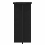 vidaXL Support de Plante 2 pièces Noir 40 x 40 x 80 cm