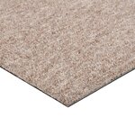 vidaXL Dalles de tapis de sol 20 Pièces 5 m² 50x50 cm Beige