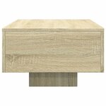 vidaXL Table basse chêne sonoma 100x49 5x31 cm bois d'ingénierie