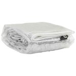 vidaXL Couverture pour plantes Transparent 3 x 4 m PVC