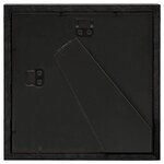 vidaXL Cadres photo 3D 3 Pièces Noir 23x23 cm pour photos 13x13 cm