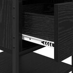 vidaXL Cabinet de chevet Chêne noir 40 x 42 x 56 cm Bois d'ingénierie