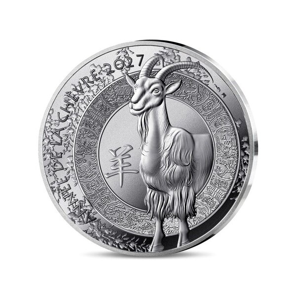 Année de la Chèvre Monnaie de 10€ Argent