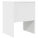 vidaXL Bureau Blanc 60 x 50 x 76 cm Bois d'ingénierie