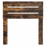 vidaXL Tête de lit avec tête de lit Chêne fumé 75 cm Bois d'ingénierie