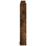 vidaXL Armoire tête de lit avec LED chêne fumé 160x16 5x103 5 cm