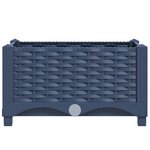 vidaXL Lit surélevé 80x40x23 cm Polypropylène