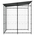 vidaXL Abri à vélo 190x190x222 cm Acier Noir