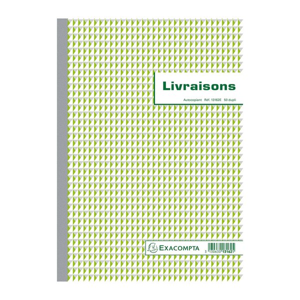 Manifold Livraisons 29 7x21cm 50 Feuillets Dupli Autocopiants - Motif - X 5 - Exacompta