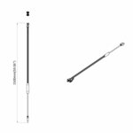 vidaXL Bande LED 2 Pièces Noir et Multicolore 1745 mm Cuivre et plastique