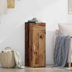 Buffet vidaXL en vieux bois 30x42 5x93 cm en bois d'ingénierie