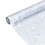 vidaXL Films pour fenêtre 4 Pièces dépoli motif de fleurs PVC