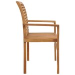 vidaXL Banc de jardin et coussin anthracite 112 cm Bois de teck massif