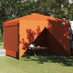 vidaXL Tente à auvent pop-up Orange 300 x 300 cm tissu
