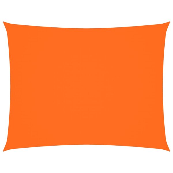 vidaXL Voile de parasol tissu oxford rectangulaire 2 5x3 5 m orange