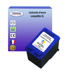 Cartouche compatible avec HP Psc 1210, 1210v, 1210xi, 1213, 1215 remplace HP 57 - Couleur - 18ml - T3AZUR
