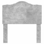 vidaXL Tête de lit Gris béton 75 cm Bois d'ingénierie