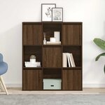 vidaXL Bibliothèque chêne marron 89x24x101 5 cm bois d'ingénierie
