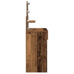 vidaXL Coiffeuse Bois Ancien 100 x 40 x 130 cm Bois d'ingénierie