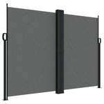 vidaXL Auvent latéral rétractable anthracite 180x600 cm