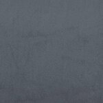 vidaXL Lit de repos gris foncé 90x190 cm velours