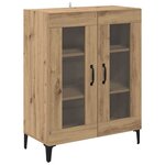 vidaXL Haut Armoire Chêne artisanal 69 5 x 34 x 180 cm