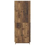 vidaXL Ensemble de Meubles 2 Pièces 66 x 34 5 x 90 cm Bois d'ingénierie