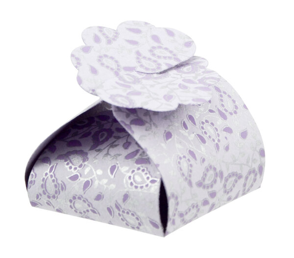 Boite en papier Florets Taj 5 pièces Lilas