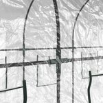 vidaXL Serre Transparent 160x400x190 cm PVC et acier enduit de poudre