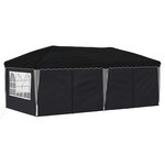 vidaXL Tente de fête pop-up 575 x 288 x 245 cm Anthracite