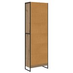 vidaXL Bibliothèque 2 Pièces Chêne artisan 80 x 30 x 155 cm