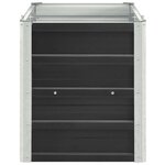 vidaXL Lit surélevé de jardin Acier galvanisé 240x40x45 cm Anthracite