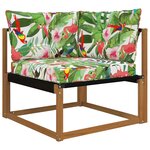 vidaXL Coussin de canapé d'extérieur 3 Pièces coloré Polyester