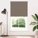 vidaXL Store enrouleur occultant café 130x210cm largeur du tissu