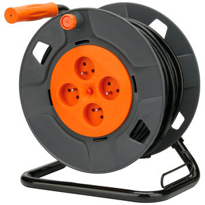 Enrouleur bricolage - 4 prises 16A - 3G1 5mm² - 40m - Zenitech