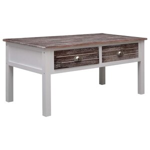 vidaXL Table basse Marron 100x50x45 cm Bois