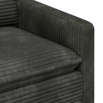 vidaXL Canapé Anthracite 126 x 81 x 87 5 cm Polyester