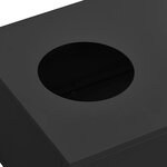 vidaXL Armoire à portes coulissantes avec jardinière Anthracite Acier